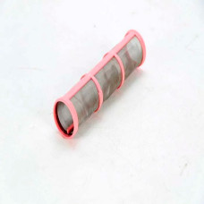 Фільтр сітка Ø 35 x 146 mm 200 Mesh, рожевий, поліпропілен з н/ж сіткою CP16903-7-SSPP, CP16903-7-SSPP