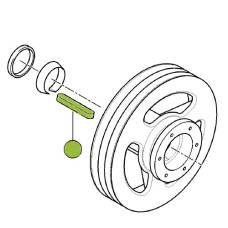 Шпонка призматична A 18X11X100, 00 0462 374 0, 0004623740, 4623740