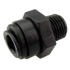 Фітинг швидкоз'ємний під трубку 8 mm BSPT різьба 1/4