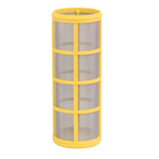 Фільтр сітка Ø 66 x 178 mm 80 Mesh, жовтий, поліпропілен з н/ж сіткою LS280, AG006434, 21.20781