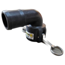 2 90° FEMALE COUPLER X 2 HOSE BARB 200C90