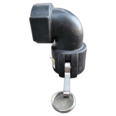 2 90° FEMALE COUPLER X 2 FEMALE THREAD 200D90