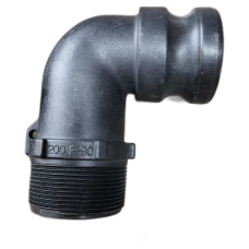 2 90° MALE ADAPTER X 2 MALE THREAD 200F90