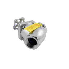 Кран тарільчатий 2 FPT з кутом 45°,  пробка 1/4 FPT A-2700