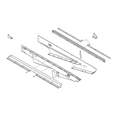 Комплект опор (AH218676 LH+AH218675RH) AH221499, AH218676/75
