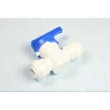 Клапан запірний 3/8 Tube O.D. x 3/8 Tube O.D. білий AHUC0606
