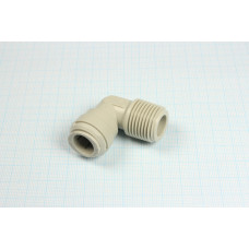 Фітінг Push Lock Г-подібний 1/2 Tube O.D. x 1/2 MPT AME0707