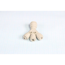 Фітінг Push Lock TWD 3/8 Tube O.D. x 1/4 Tube O.D. (дільник на 3 лінії) ATHWD0604