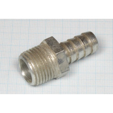 Ніпель 1/2 x 1/2 (NPT x Hose Barb) сталевий, гальванізований BIHB050
