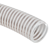 Рукав ПВХ 1.1/2 (ID=38,1 mm, OD=45,9 mm; біла спираль)