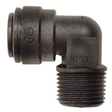 Фітінг Push Lock Г-подібний 1/4 Tube O.D. x 3/8 MPT LMBLT3814, AME0406