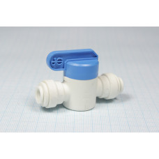 Клапан запірний 1/4 Tube O.D. x 1/4 Tube O.D. білий LMPSV5, AHUC0404