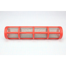 Фільтр сітка Ø 35 x 146 mm 30 Mesh, червоний, поліпропілен з н/ж сіткою LST130, AG052393, 07.10683, AG426424