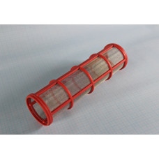 Фільтр сітка Ø 57 x 202 mm 30 Mesh, червоний, поліпропілен з н/ж сіткою LST1530, AG052373