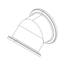 Колінчастий патрубок PMM300CPG45, 87266599, M300CPG45